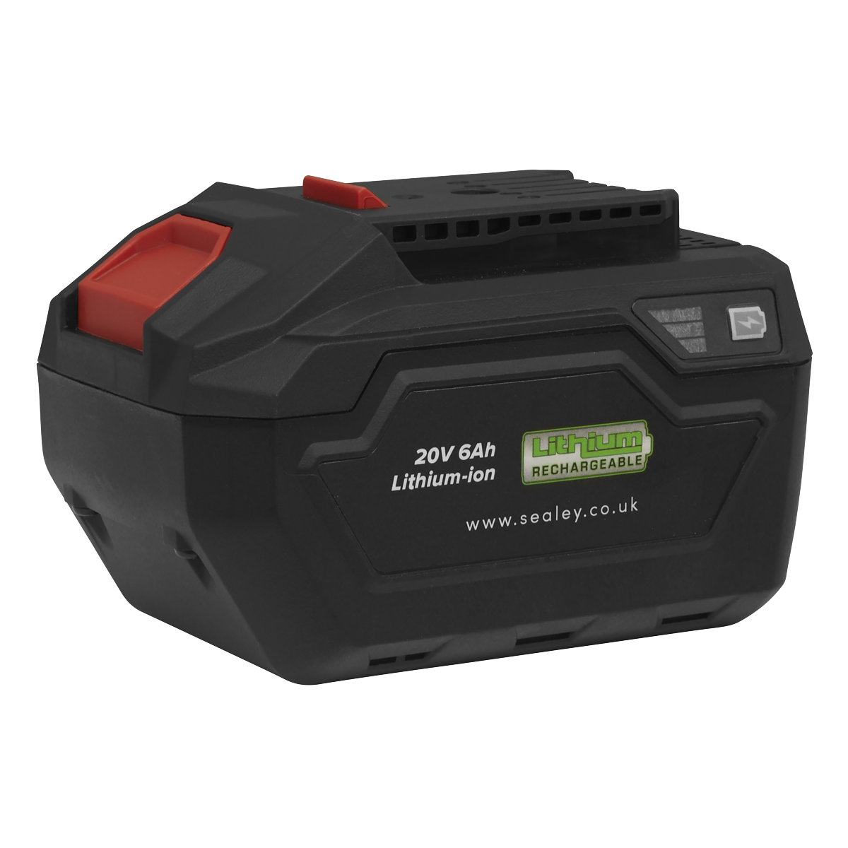 Sealey 20V 6Ah Li-Ion Power Tool Battery LED Indicator For CP20V Series CP20VBP6