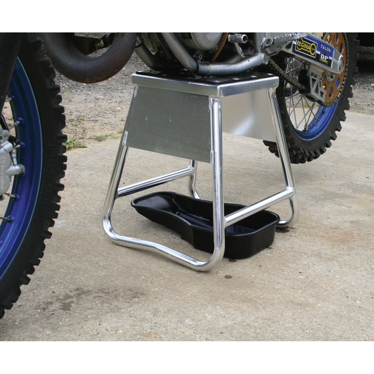 Sealey Motorcycle Oil Drain Pan Heavy Duty Polypropylene 2.5 Litres Black MDRP01