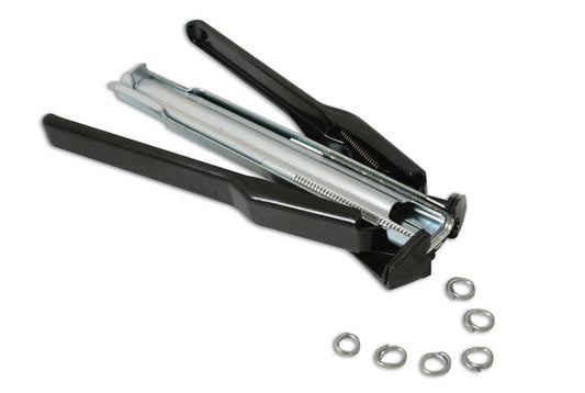 LASER 4591 Upholstery Staples Pliers Hog Ring 182mm Cold Rolled Steel A7 Size