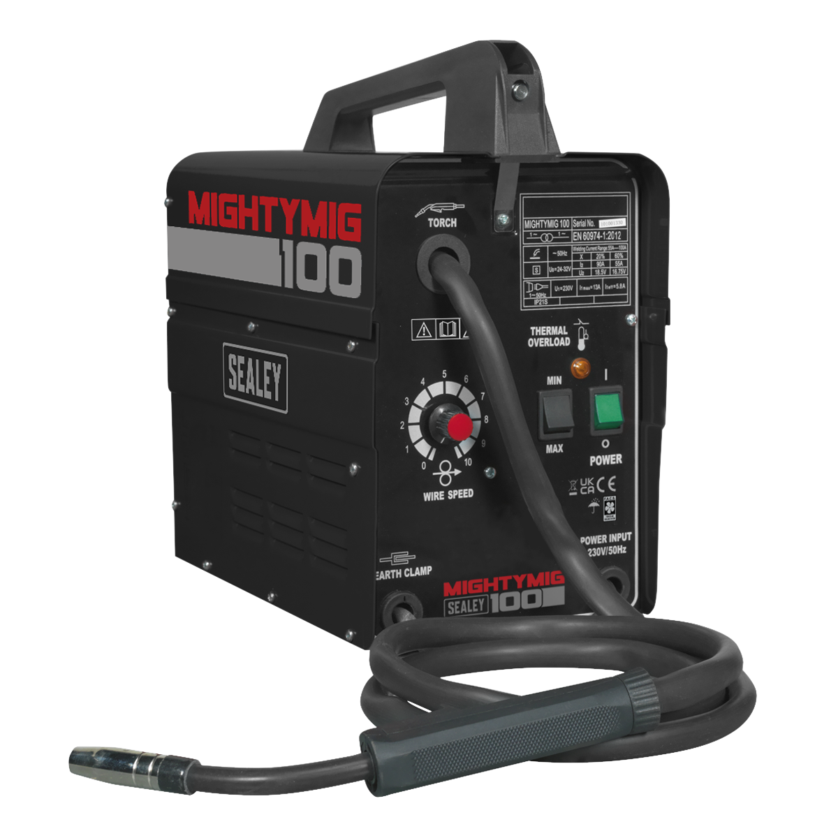 Sealey Professional No-Gas MIG Welder Ready-To-Go 100Amp 230V MIGHTYMIG100