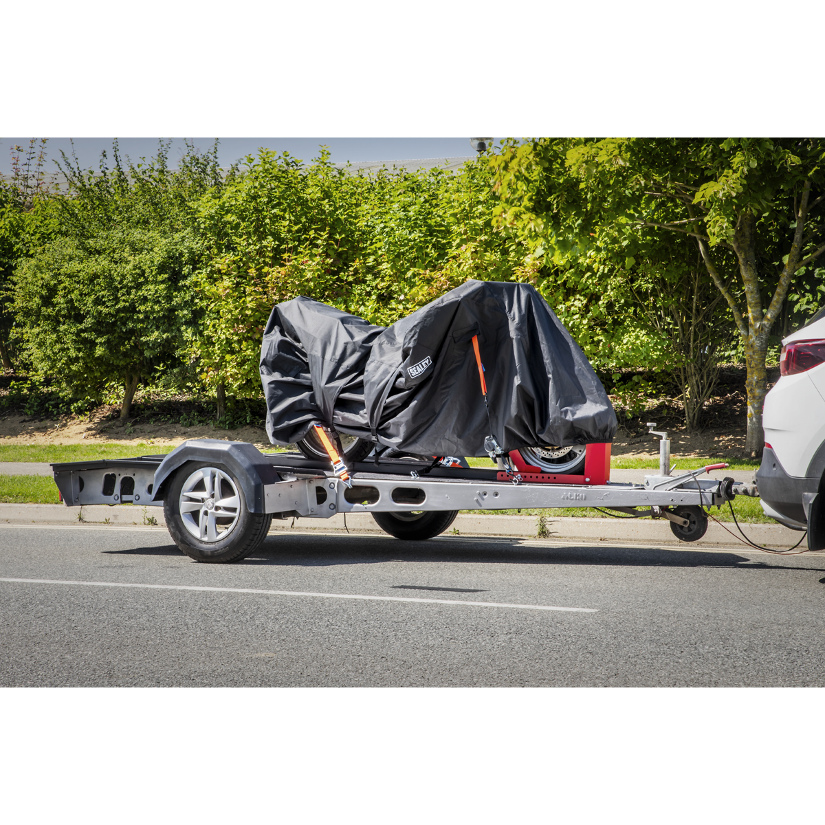 Sealey Waterproof Motorcycle Transport Cover With Secure Straps Medium MTCM