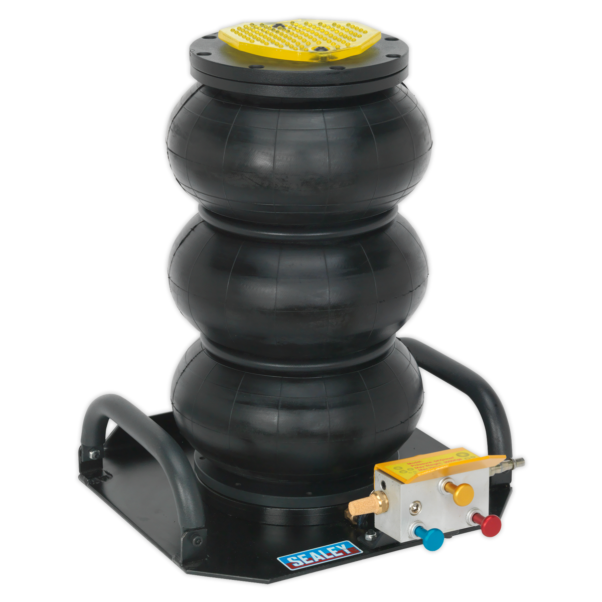 Sealey 3 Tonne Premier Air Operated Fast Jack D-Shaped Handles 3-Stage PAFJ3S