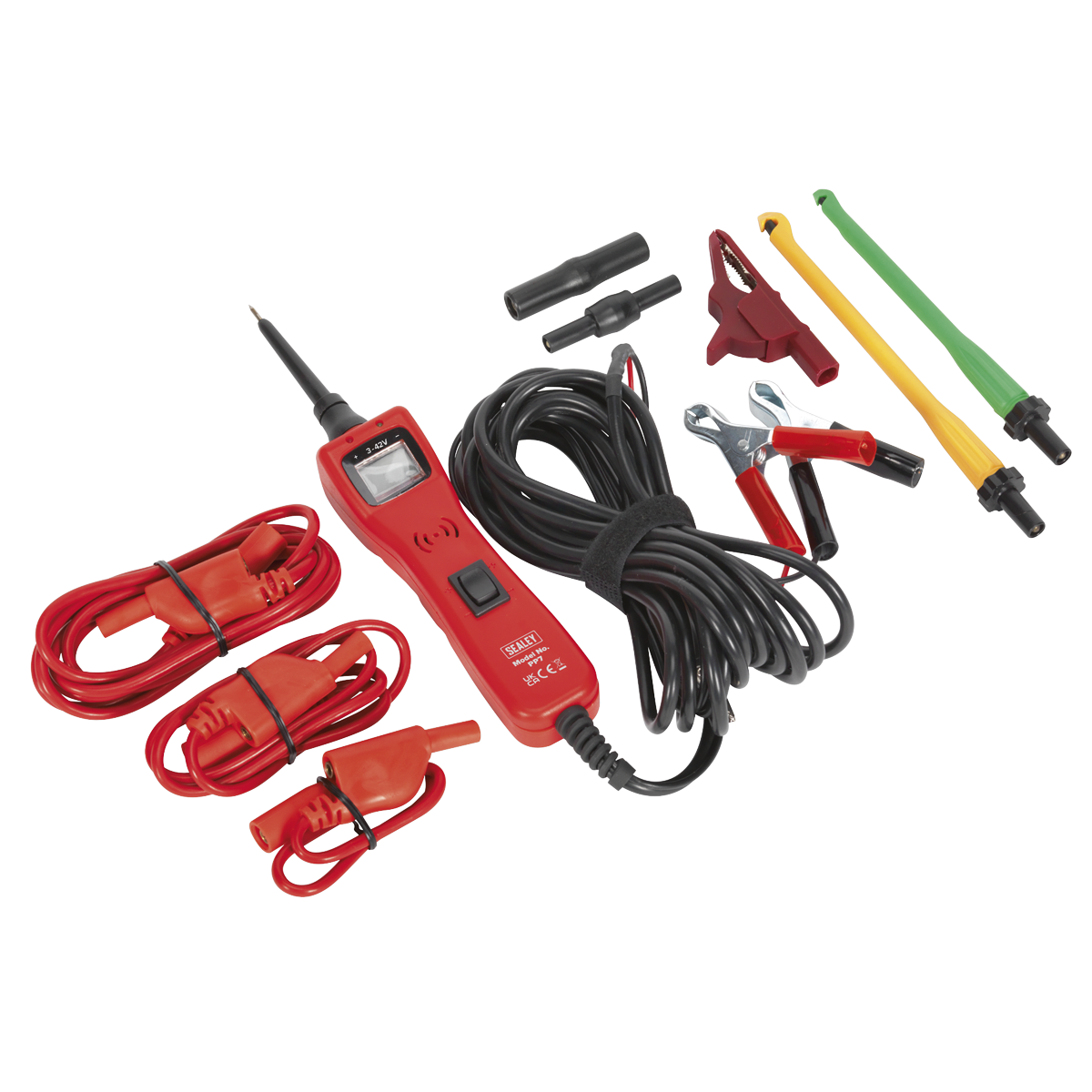 Sealey Auto Probe With High-Contrast LCD Display 4.6m Lead - 12V-42V PP7