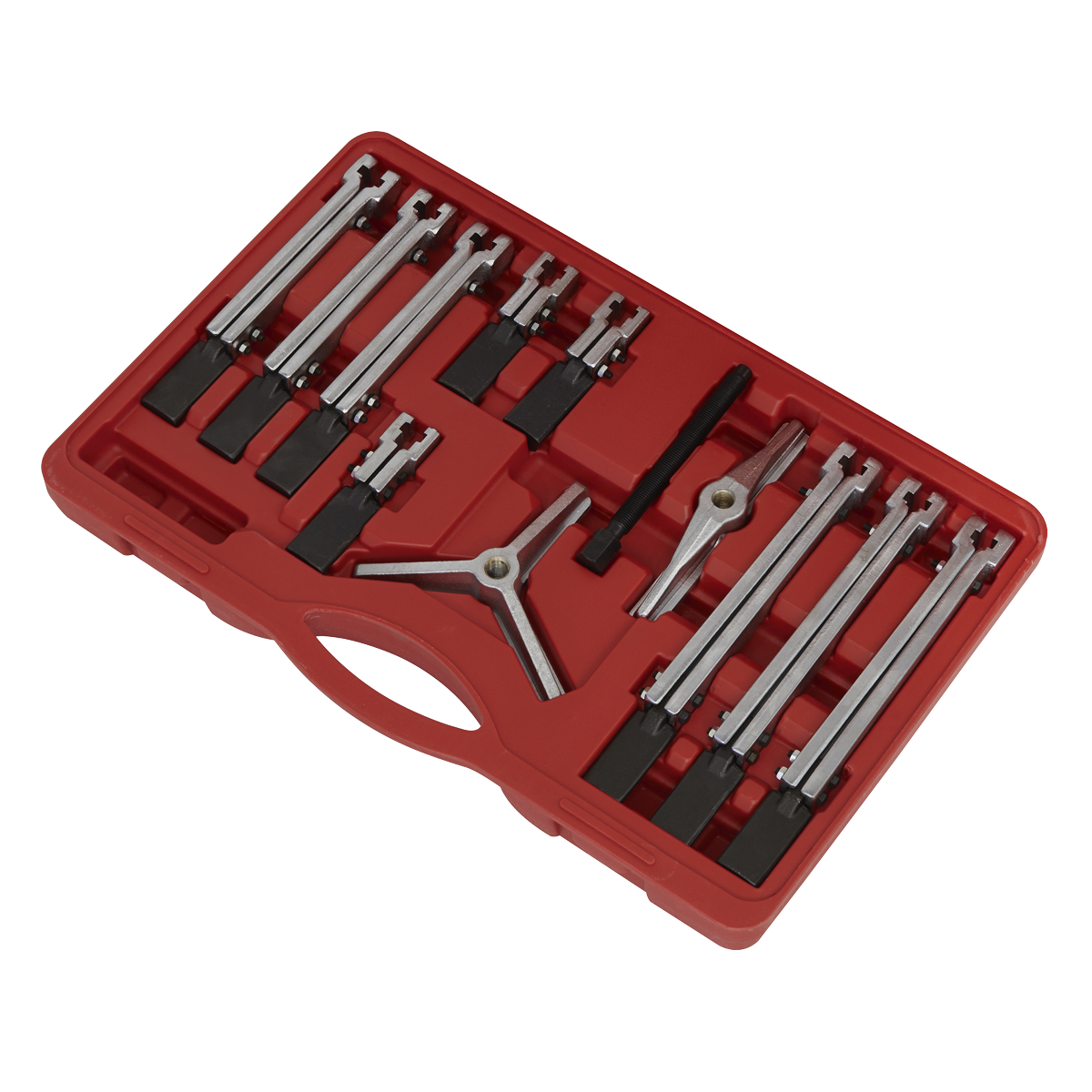 Sealey Bearing & Gear Puller Set With Reversible Legs 35-130mm 12 Pieces PS900