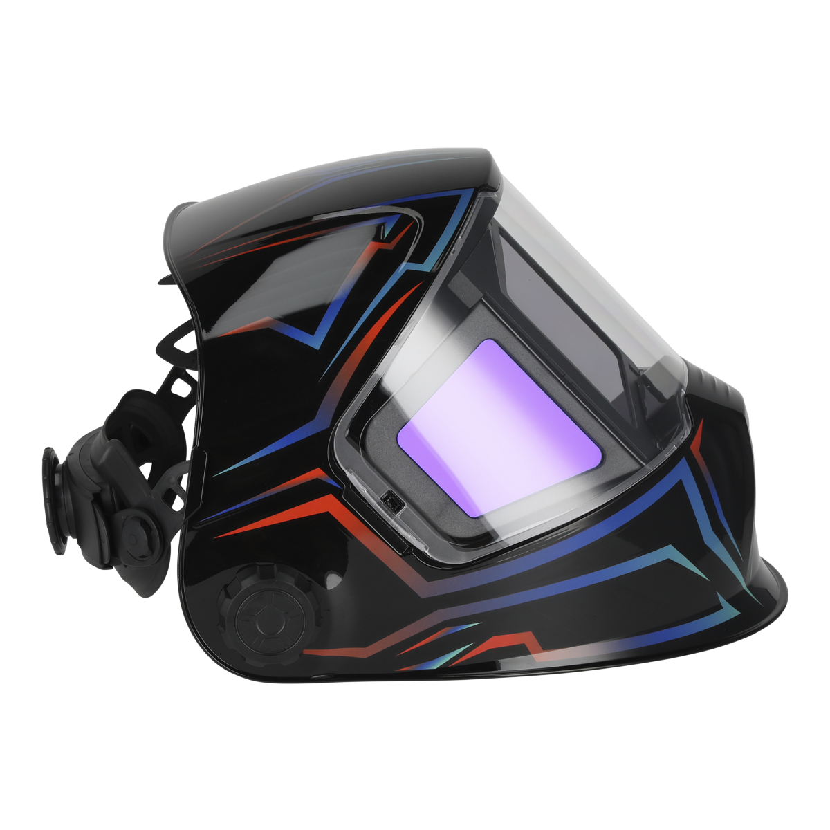 Sealey Panoramic Welding Helmet Auto Darkening Shade 9-13 Fully Digital PWH602
