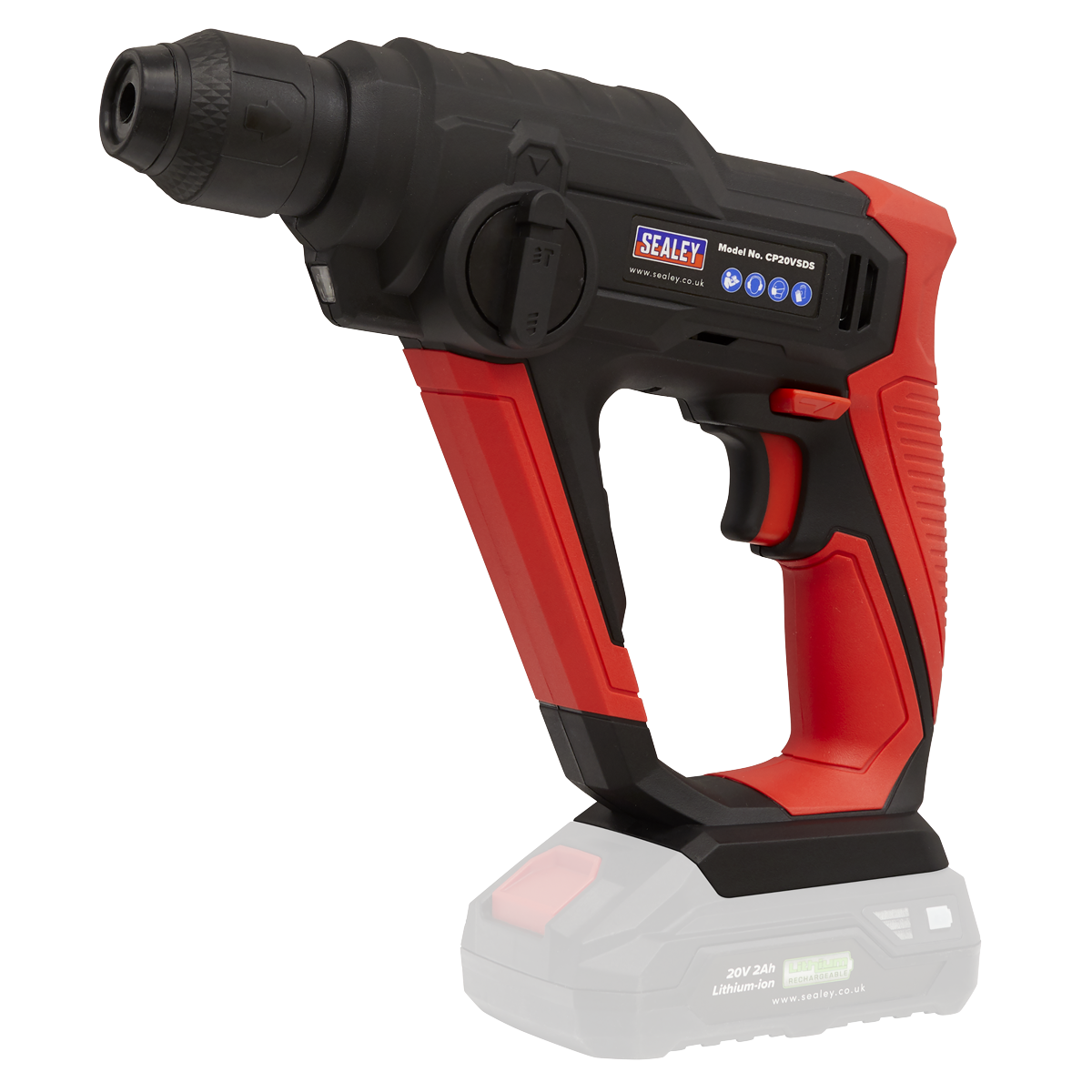 Sealey 20V SV20 Series SDS Plus Rotary Hammer Drill - Body Only CP20VSDS