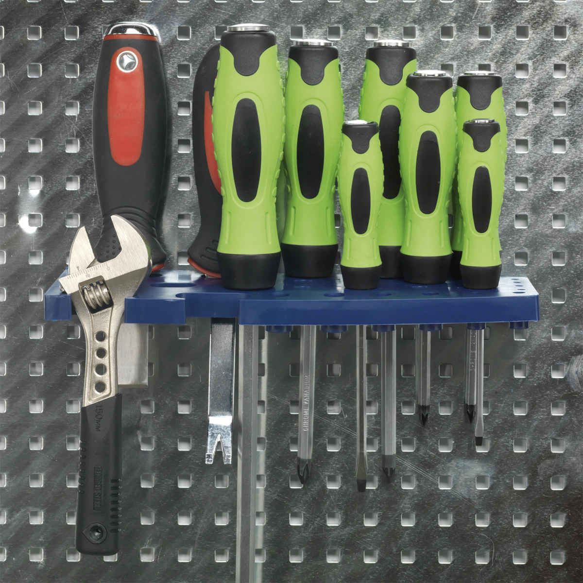 Sealey Wall Storage Pegboard Set With Four Composite Boxes 34 Pieces S01102