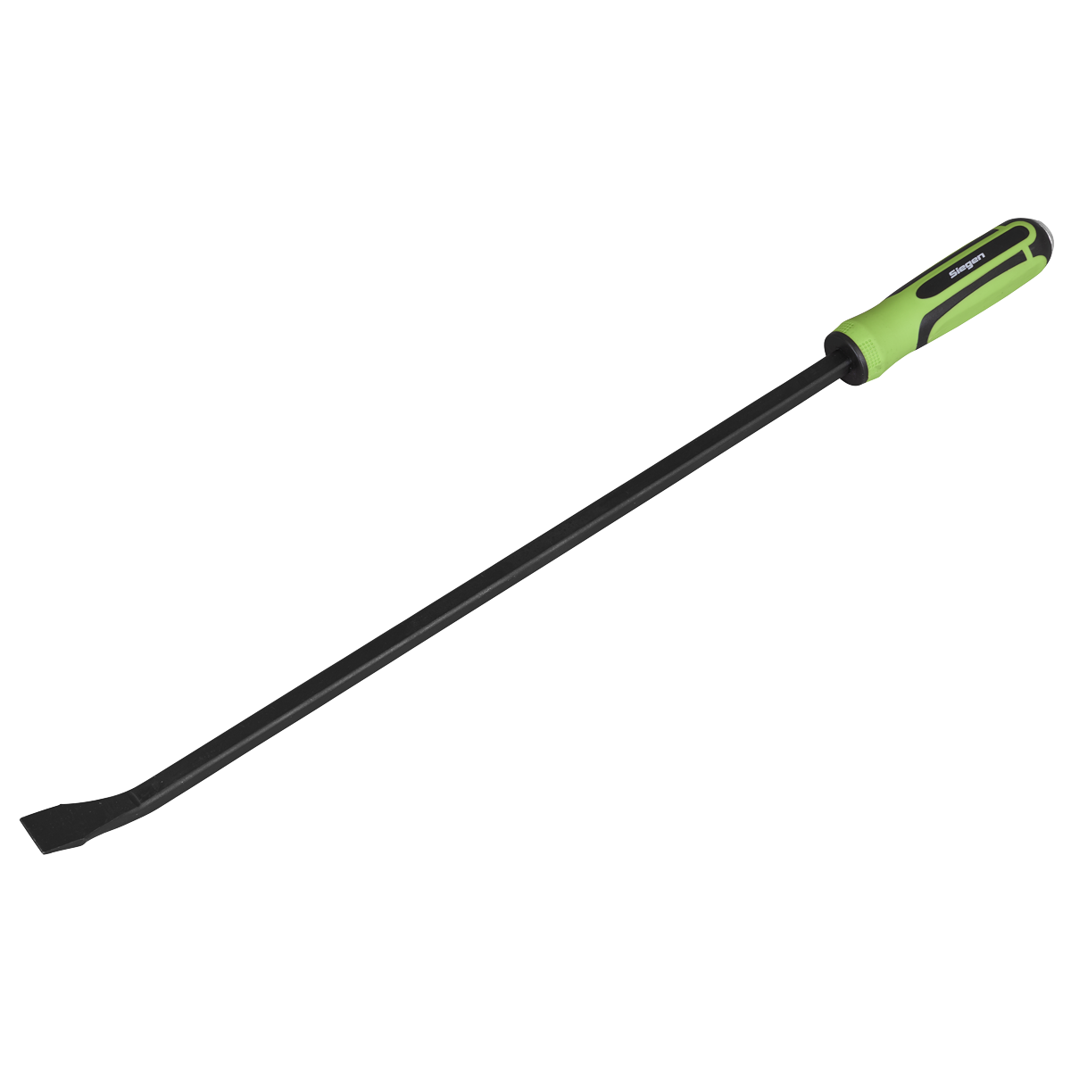 Sealey Heavy Duty Angled Pry Bar Set With Hammer Cap 4 Pieces Green/Black S01138