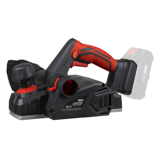 Sealey Cordless Planer 20V SV20 Series 82mm 0-1.5mm Depth Body Only CP20VEP