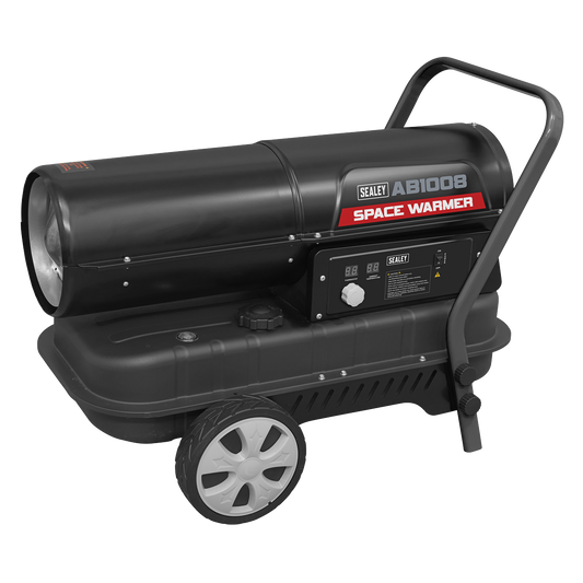 Sealey Space Warmer Kerosene/Diesel Heater With Wheels 100.000BTU/HR AB1008