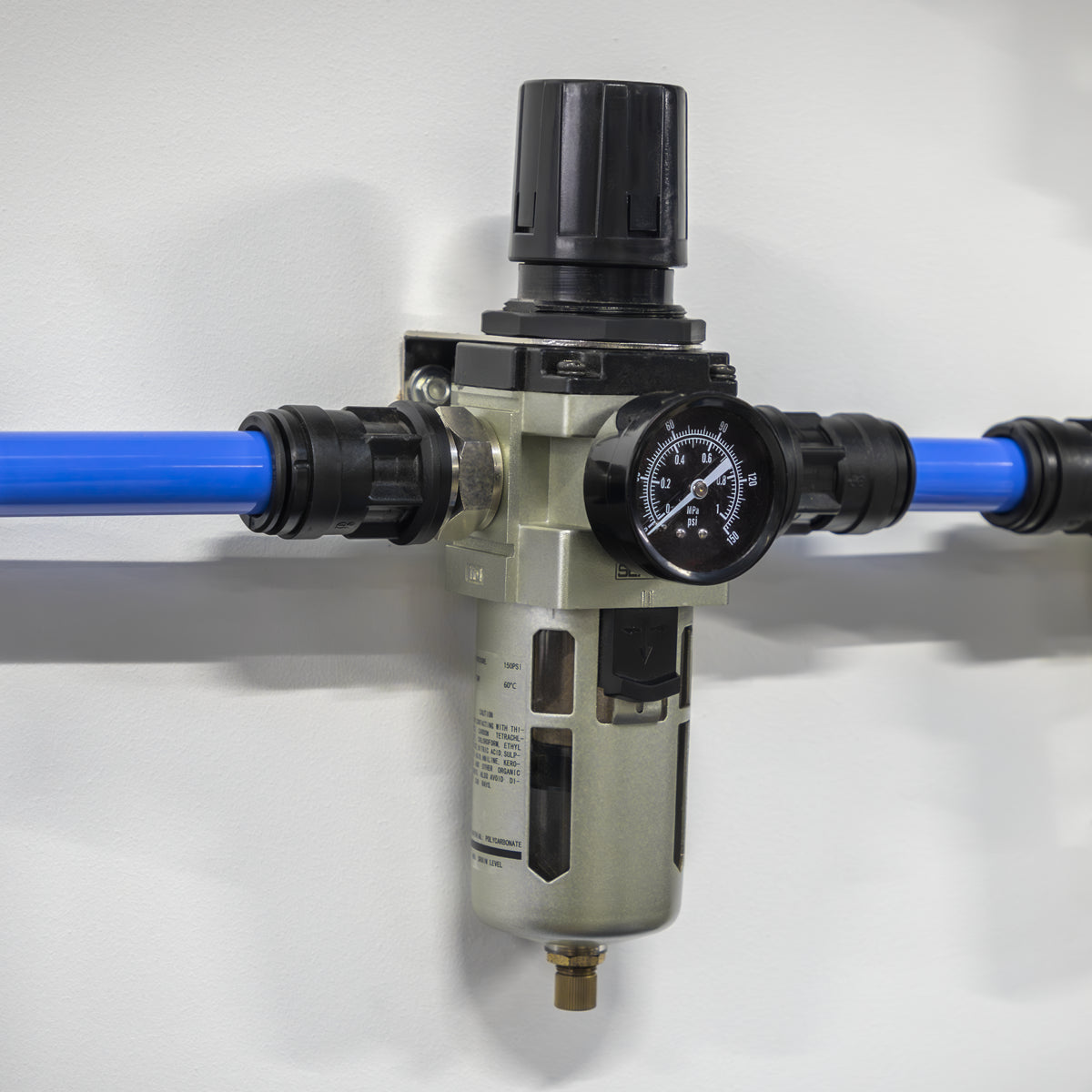 Sealey Air Filter/Regulator Auto Drain Max Airflow 140cfm Wall Bracket SA206FRAD