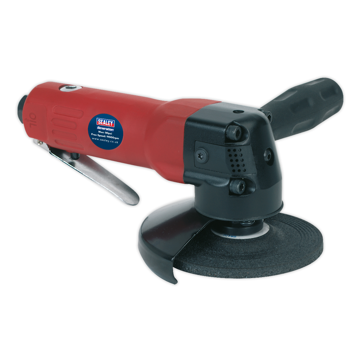 Sealey 100mm Air Angle Grinder Aluminium Body & Bevel Gear Housing SA43