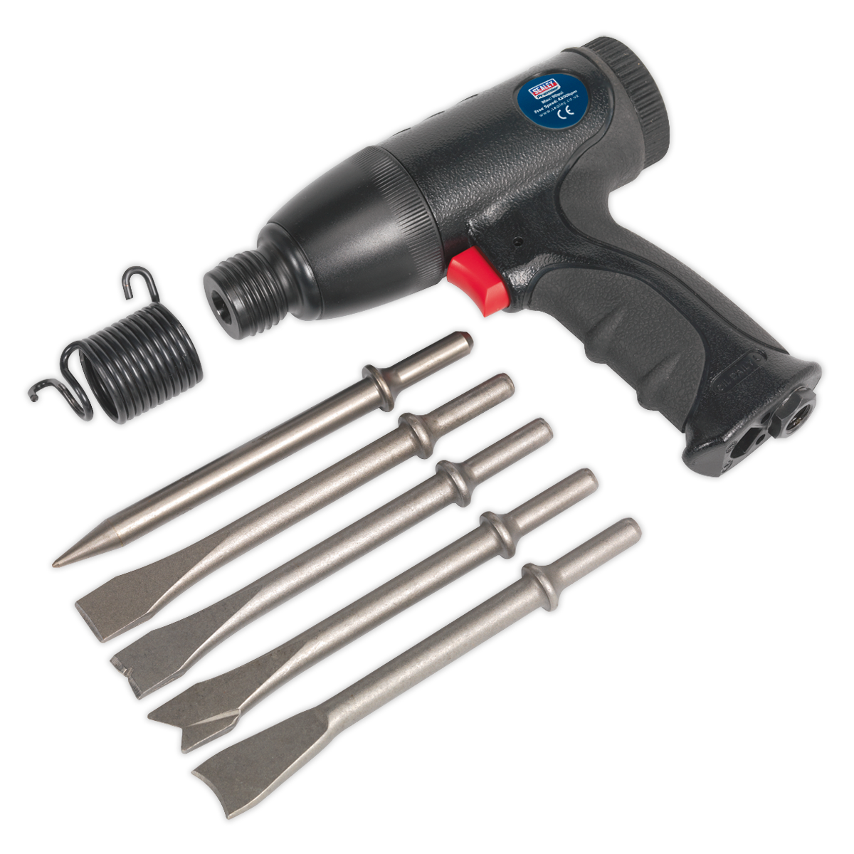 Sealey Air Hammer Kit Composite Premier - Medium Stroke Low Vibration SA613