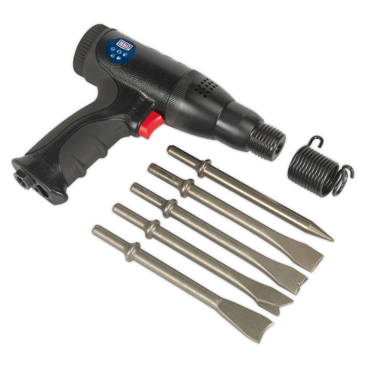 Sealey Air Hammer Kit Composite Premier - Long Stroke Low Vibration SA614