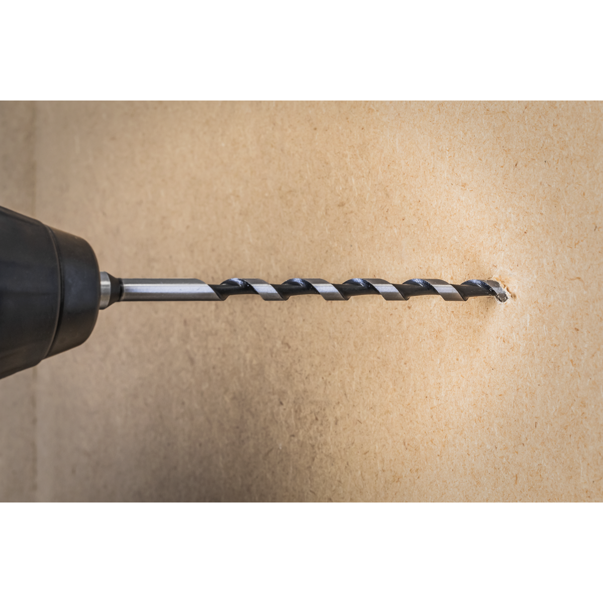 Sealey SDS Plus Auger Wood Drill Fully Hardened 6 x 200mm - Grey SA6X200