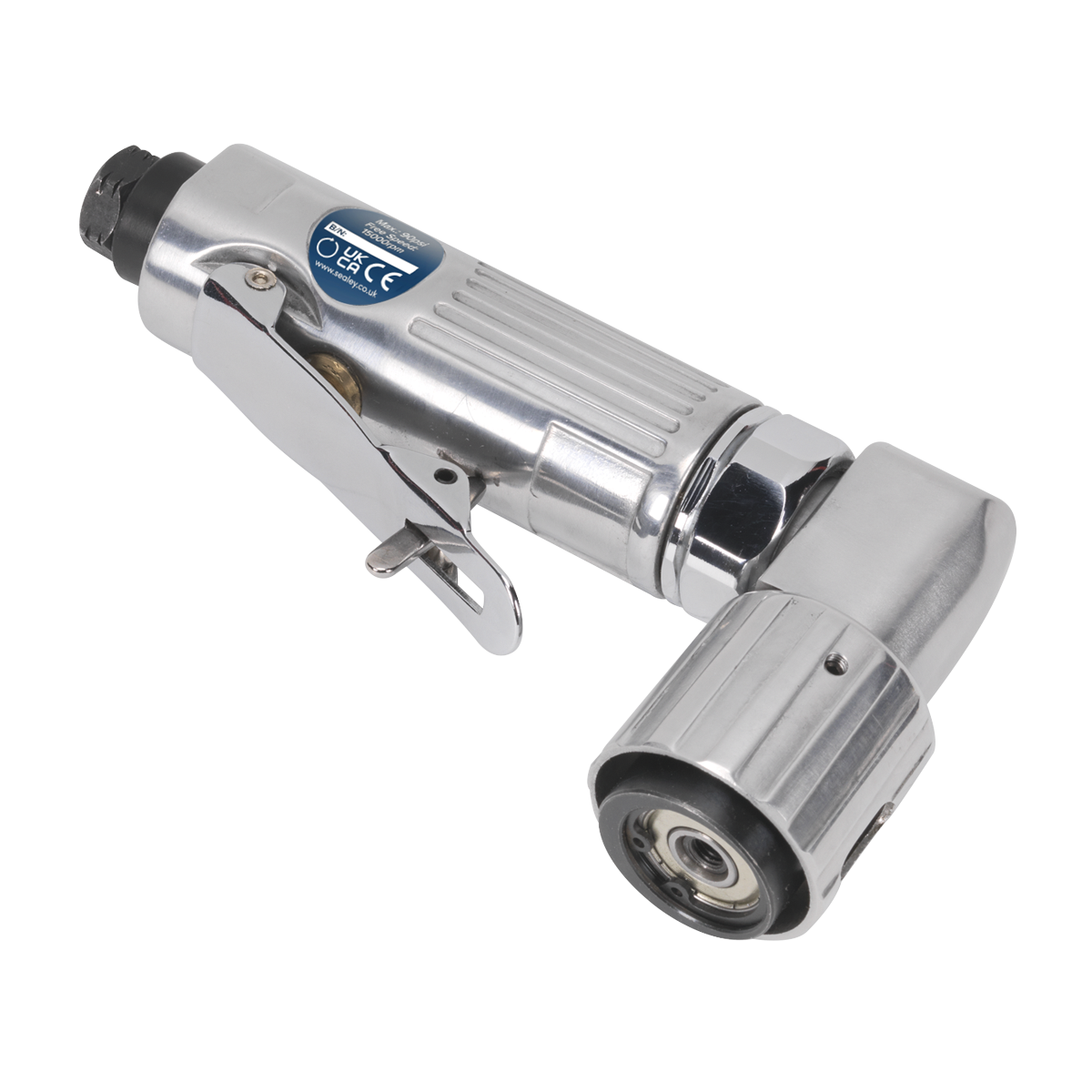 Sealey Air Orbital Sander Mini Disc With Safety Trigger Lightweight 50mm SA70