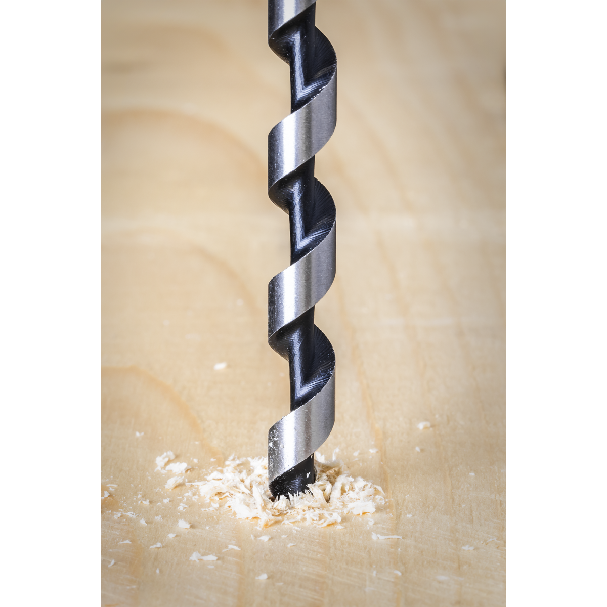 Sealey SDS Plus Auger Wood Drill Fully Hardened 8 x 200mm - Silver SA8X200