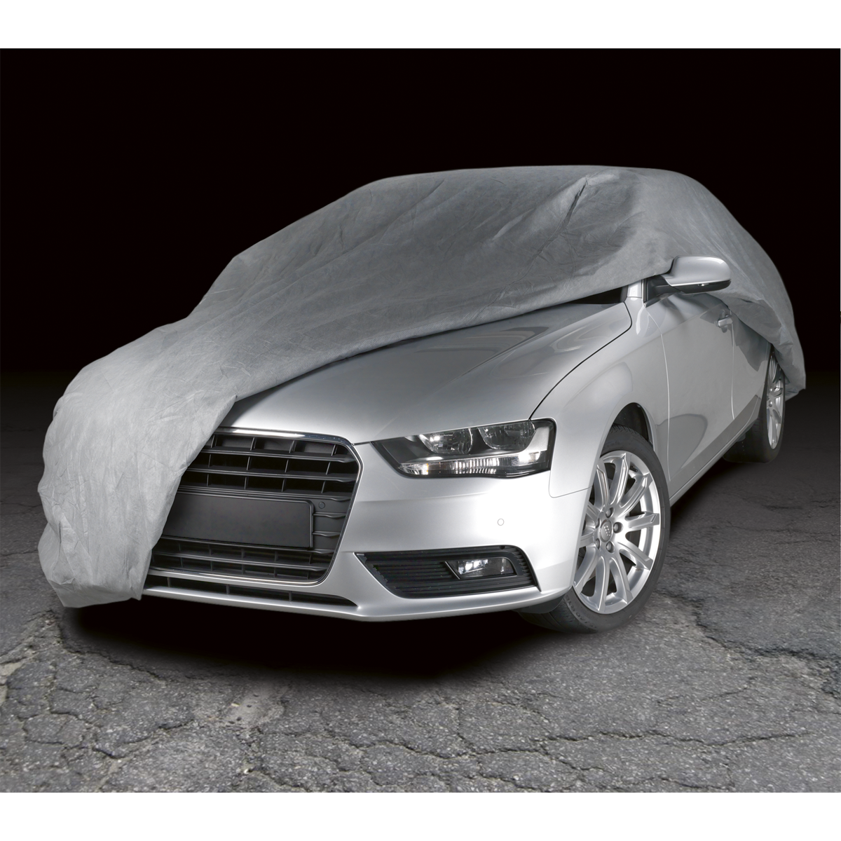 Sealey All Seasons Car Cover Waterproof 3-Layer Breathable - Large SCCL