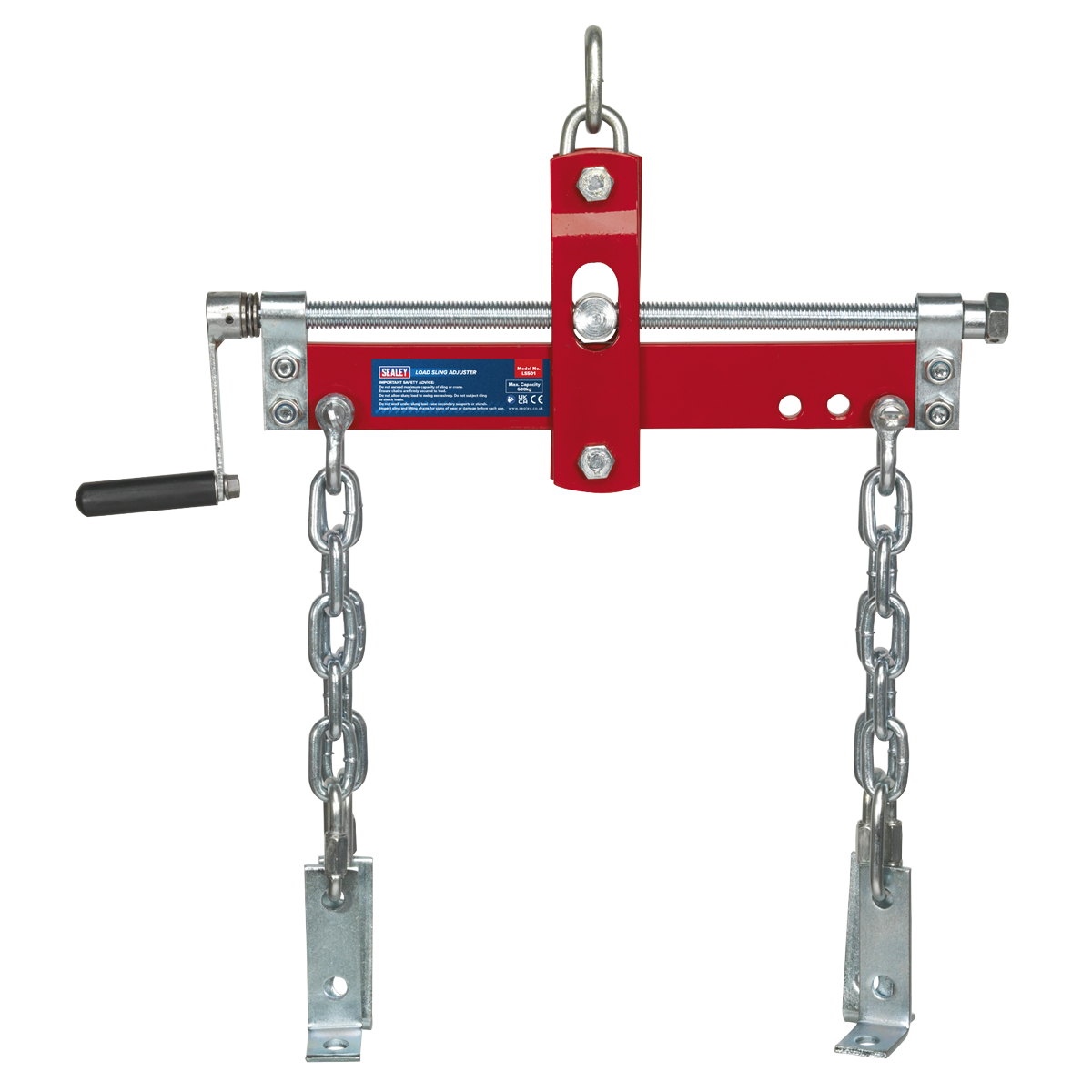 Sealey 680kg Load Sling Adjuster With Ball-Bearing Handle 4 x 275mm Chains LS501