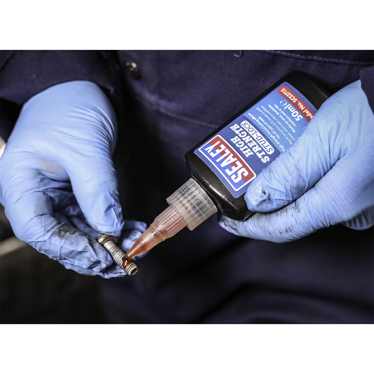 Sealey Stud Lock High Strength Rapid Fixing All Types of Metal 50mL SCS271S