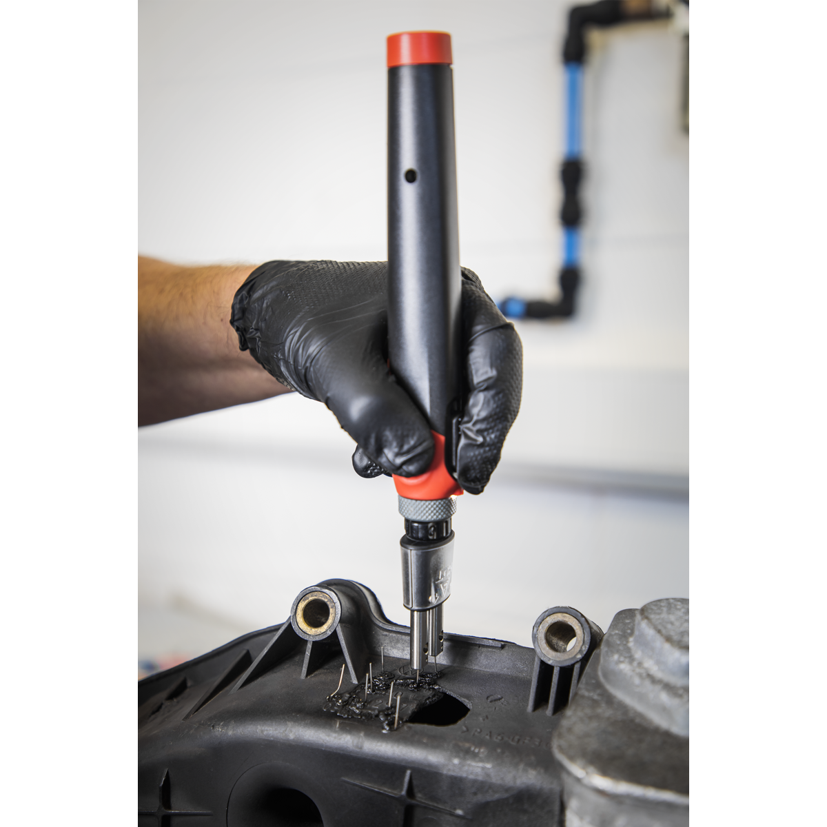 Sealey 30W Li-Ion Rechargeable Plastic Welding Iron Repair Kit Cordless  SDL14