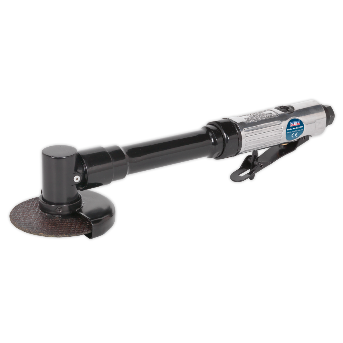 Sealey Air Cut-Off Tool Long Reach With Metal Safety Guard - 75mm SA2501
