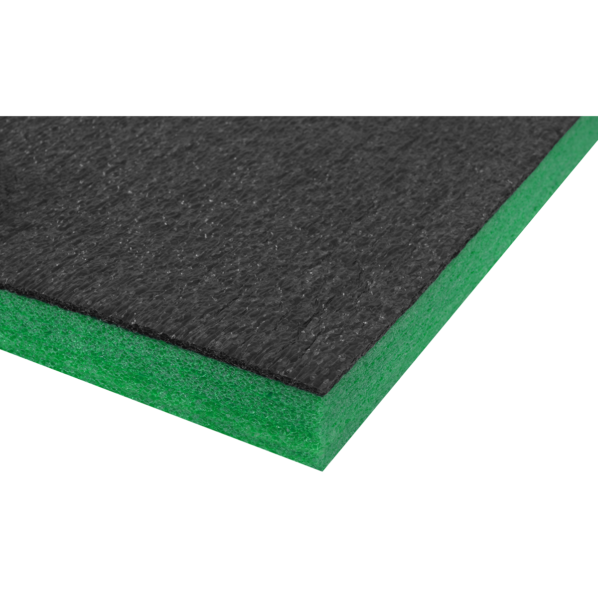 Sealey Easy Peel Shadow Foam Polyethylene Green/Black 1200 x 550 x 30mm SF30G