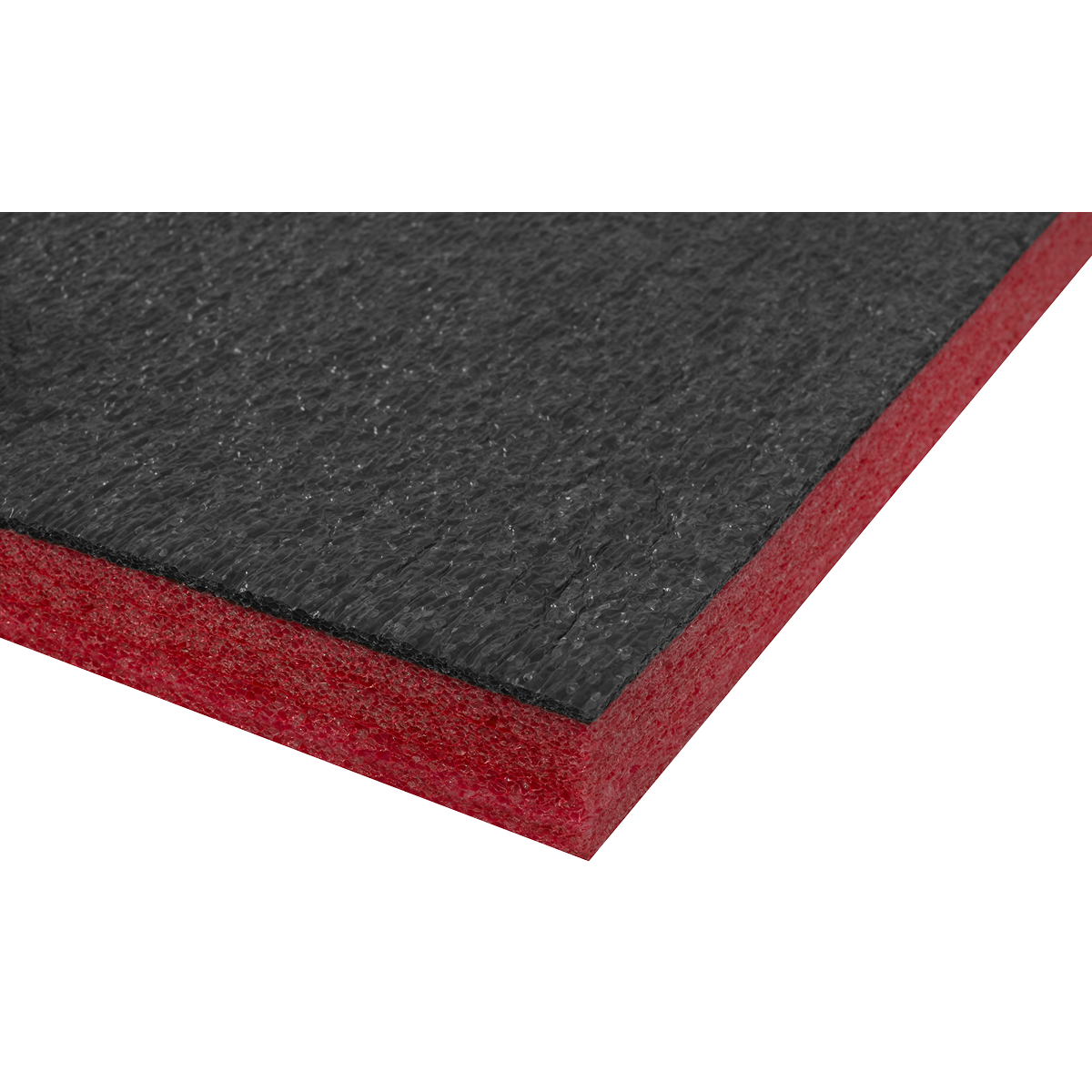 Sealey Easy Peel Shadow Foam Polyethylene Red/Black 1200 x 550 x 30mm SF30R