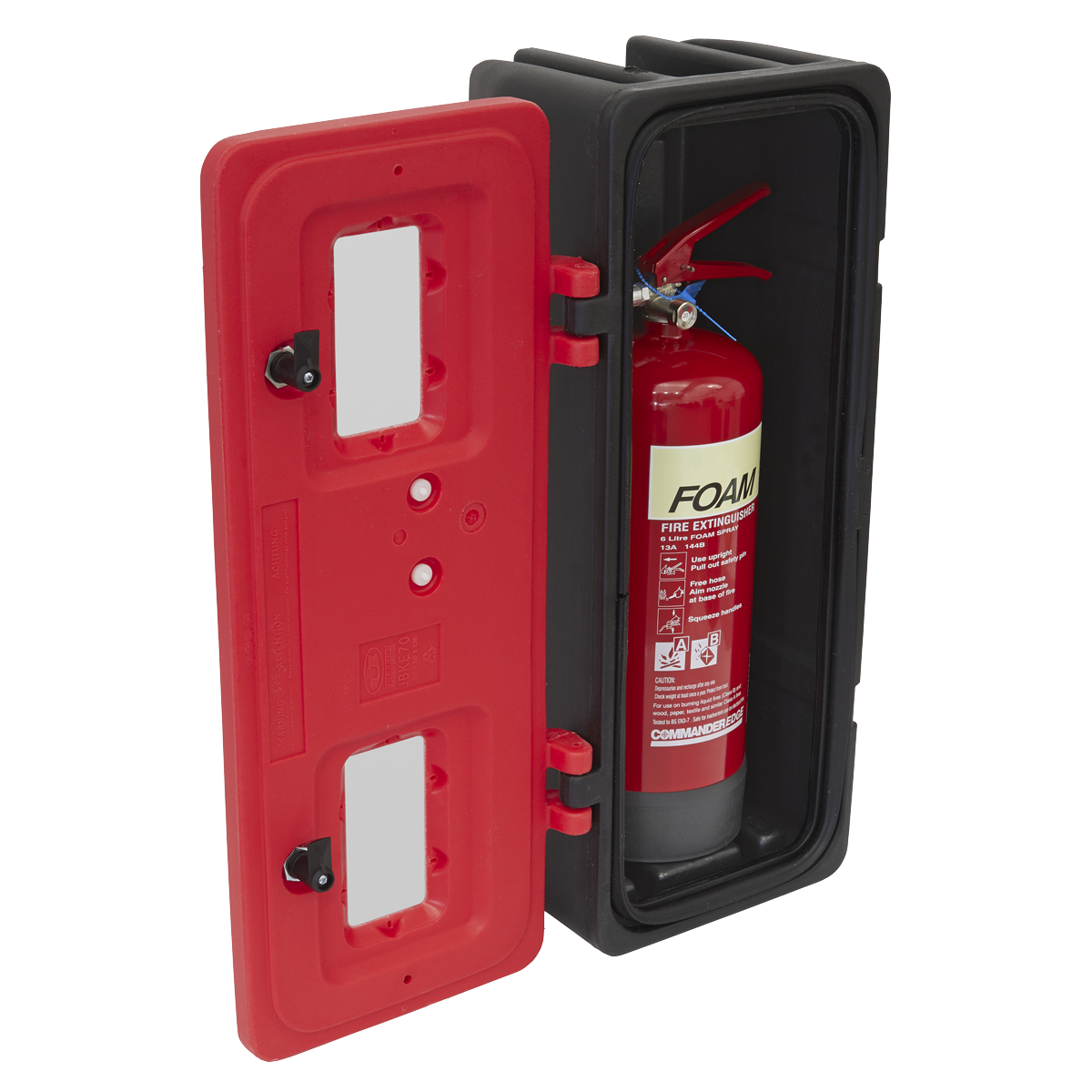 Sealey Fire Extinguisher Cabinet Storage Durable Composite Material x1 SFEC01
