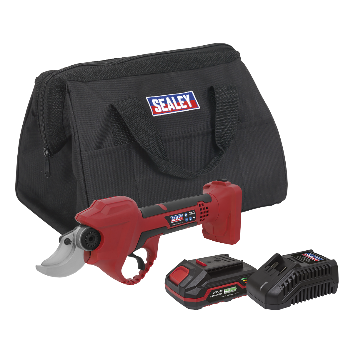 Sealey SV20 Series Cordless Pruning Shears Kit 20V 2Ah 1 Battery CP20VPSKIT1