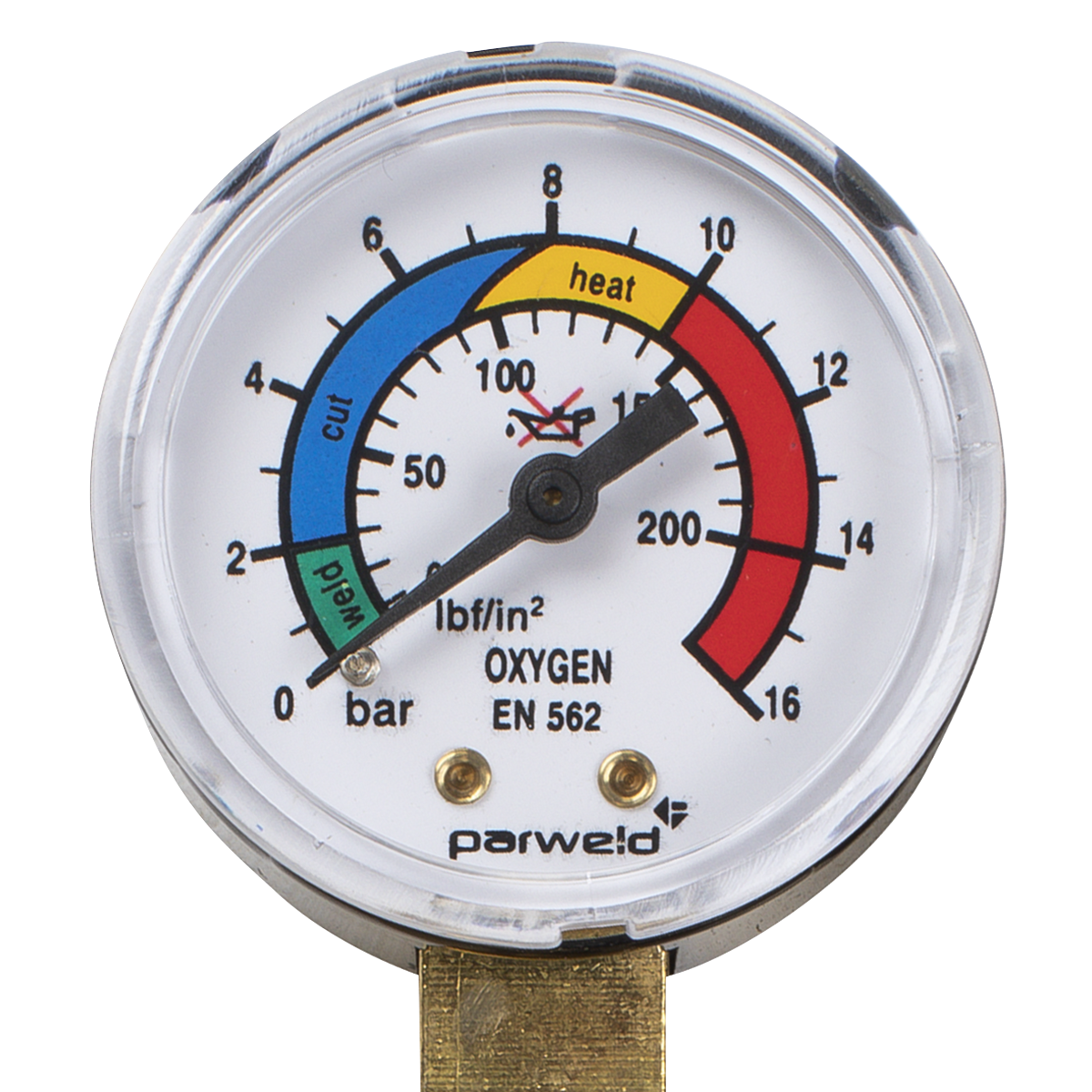 Sealey Acetylene Regulator With Bottle And Working Pressure Displays SGA40