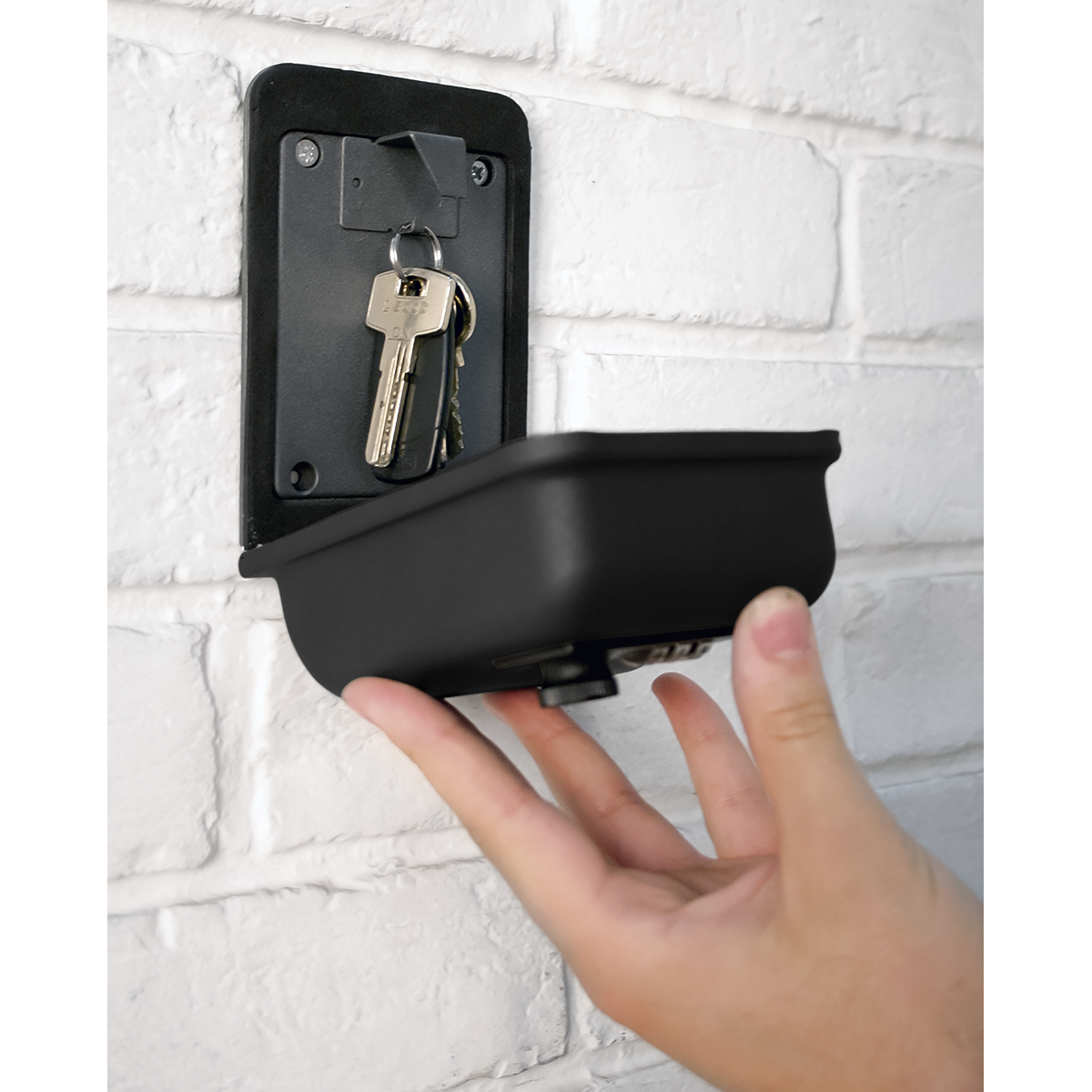 Sealey Key Lock Box 3 Digit Tumbler Lock Powder Coated 100mm x 60mm x 145mm SKL1
