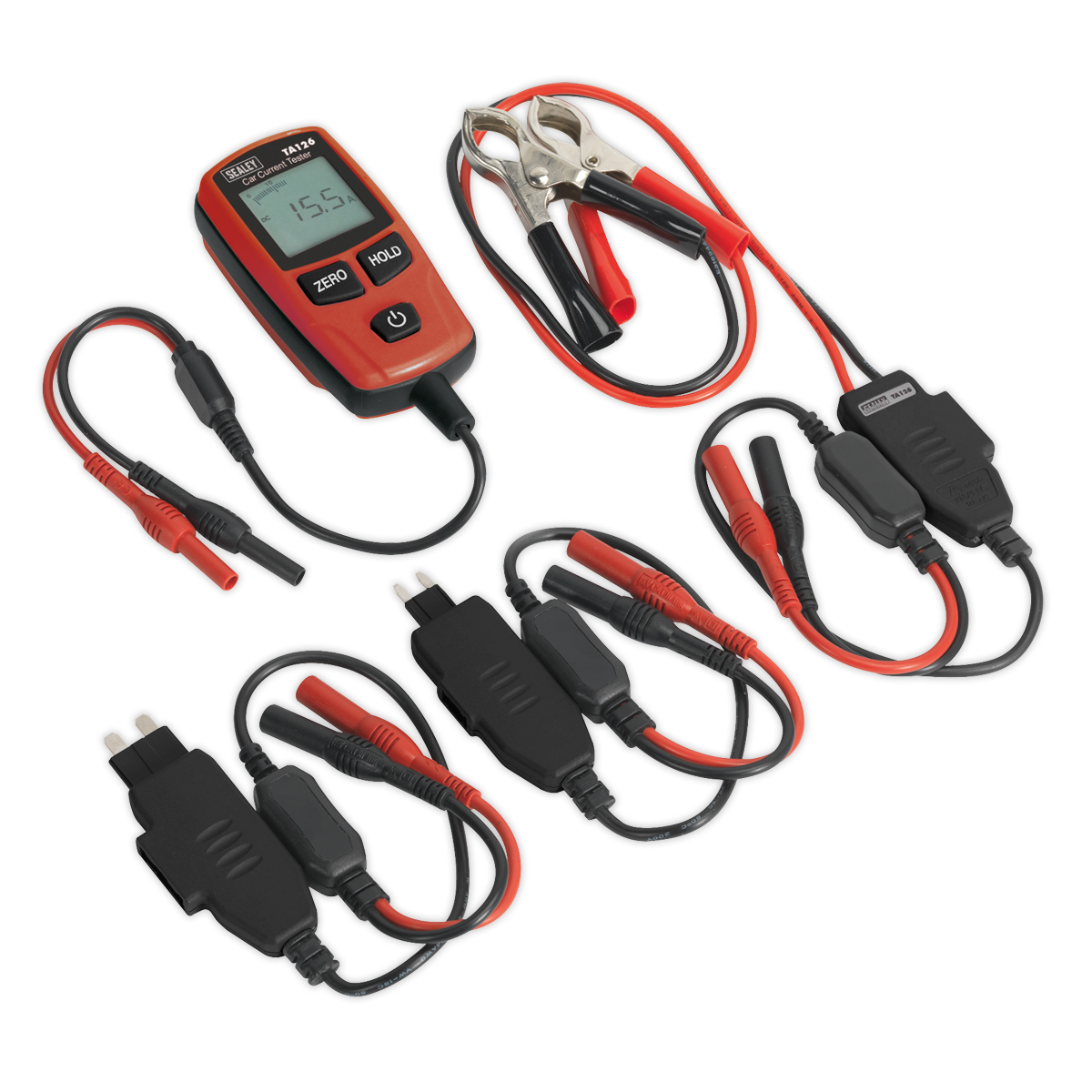 Sealey 30A Automotive Current Tester For Fault-Finding With LCD Display TA126