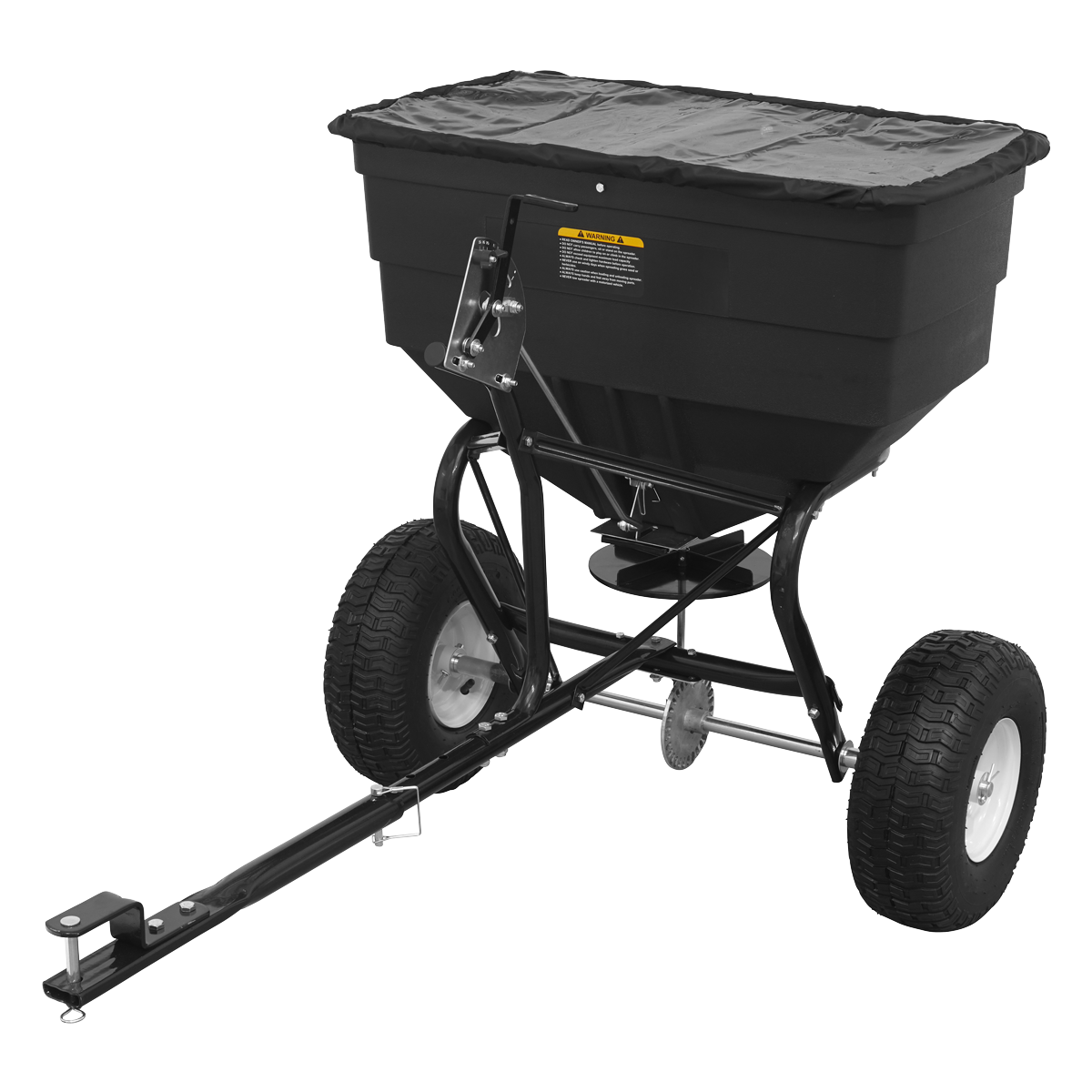 Sealey Broadcast Spreader With Adjustable Feed System 80kg Tow Behind SPB80T