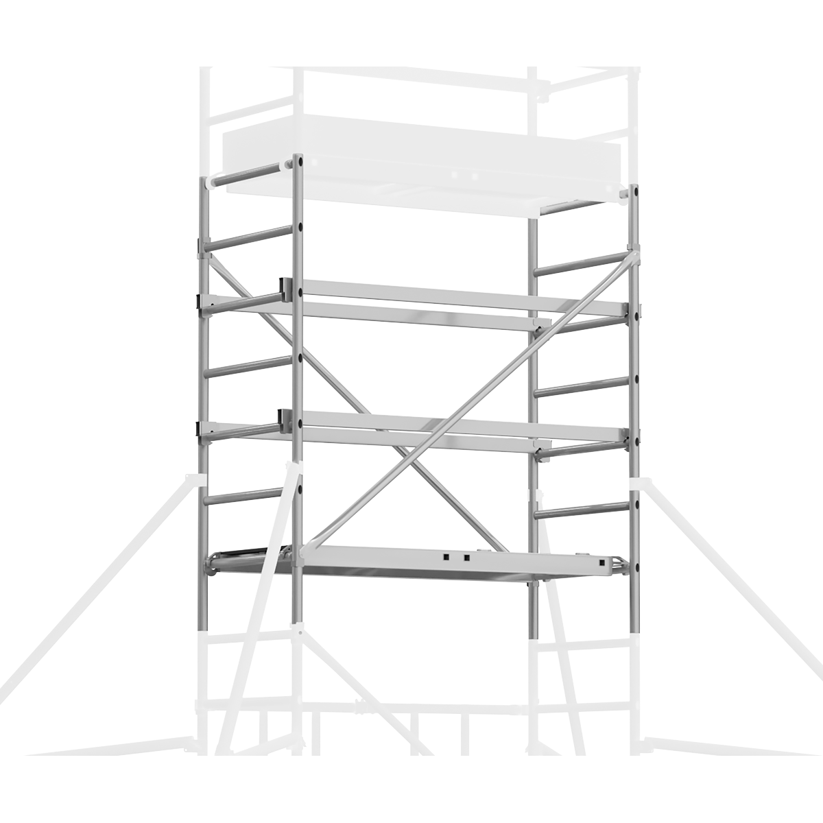 Sealey Platform Scaffold Tower Extension Pack 3 For SSCL1 3.41m Height SSCL3