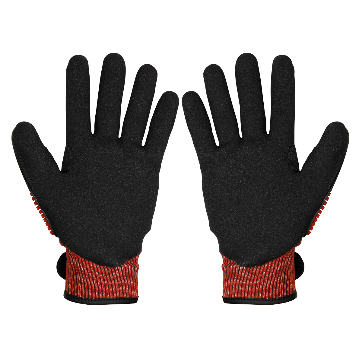 Sealey Cut & Impact Resistant Gloves Anti-Slip Coating - X-Large - Pair SSP38XL