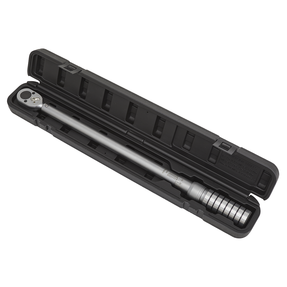 Sealey 60-340Nm 1/2" Square Drive Torque Wrench Micrometer Calibrated STW704