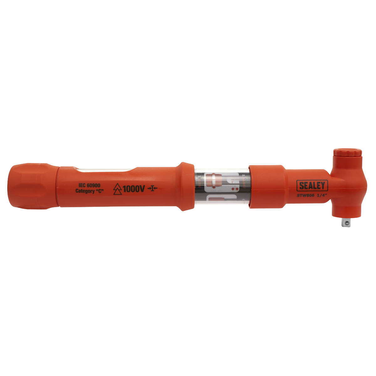 Sealey Torque Wrench Insulated 1/4" Drive 2-12Nm Calibrated Insulated STW806