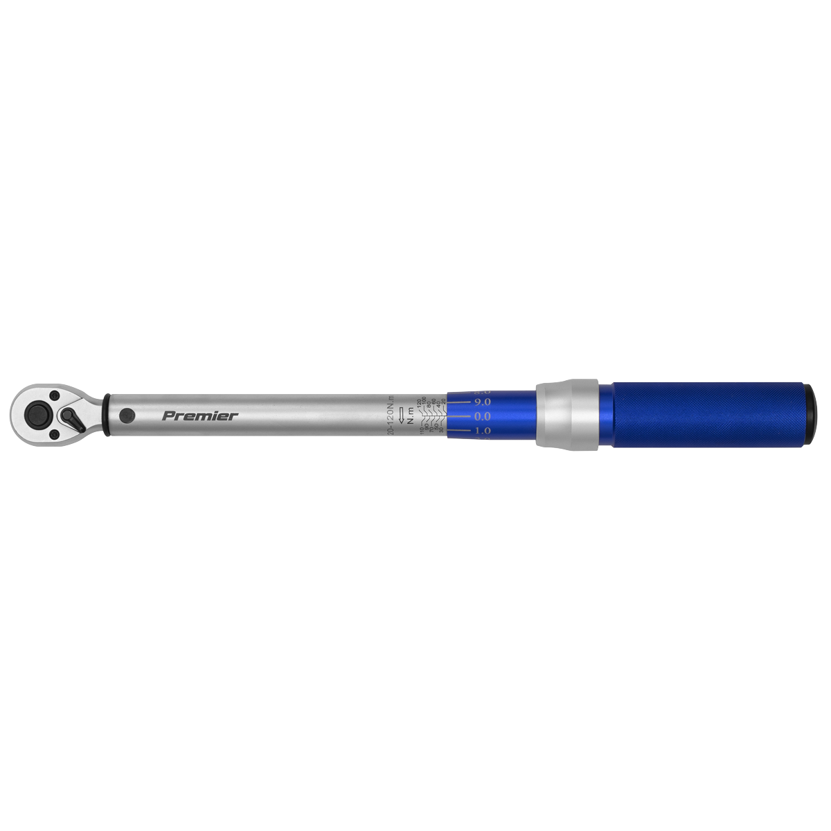Sealey 3/8" Drive 20-120Nm Calibrated Torque Wrench Micrometer Style STW903