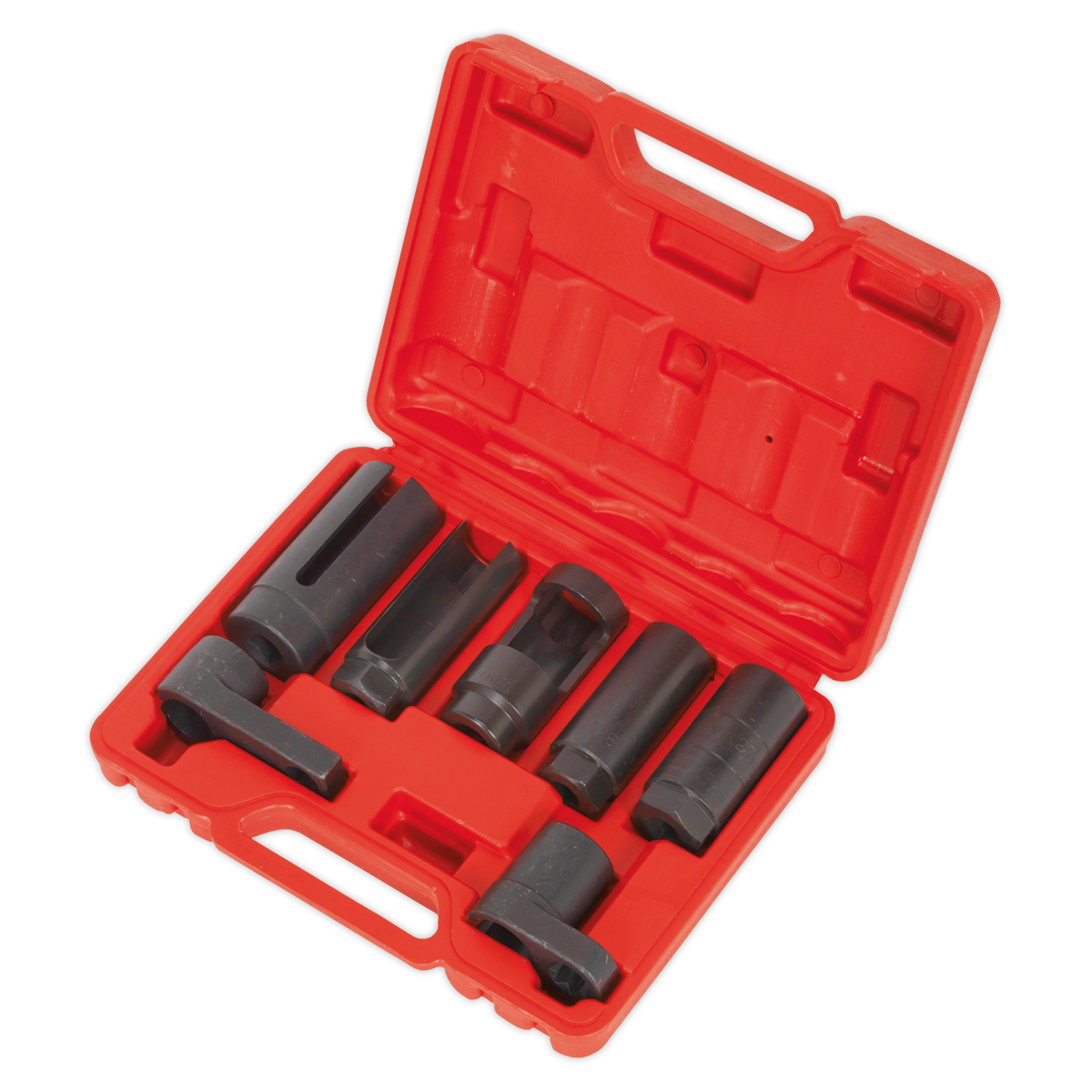 Sealey Oxygen Sensor Socket Set 7 Pieces 3/8" & 1/2" Square Drive SX032