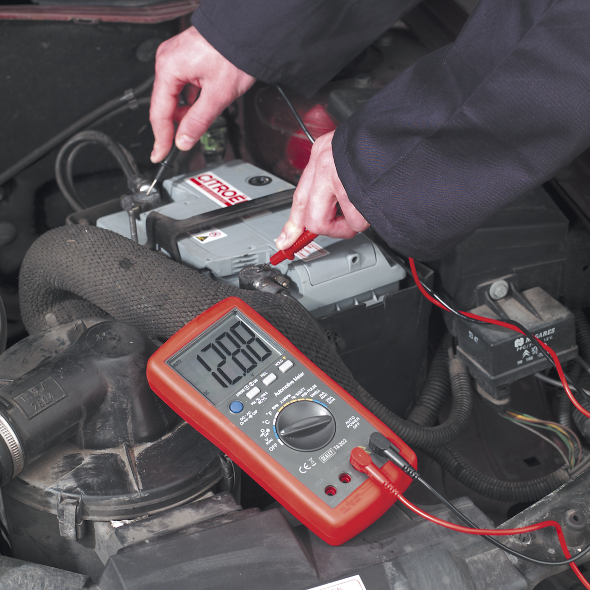 Sealey Digital Automotive Test Analyser 14 Function With Inductive Coupler TA202