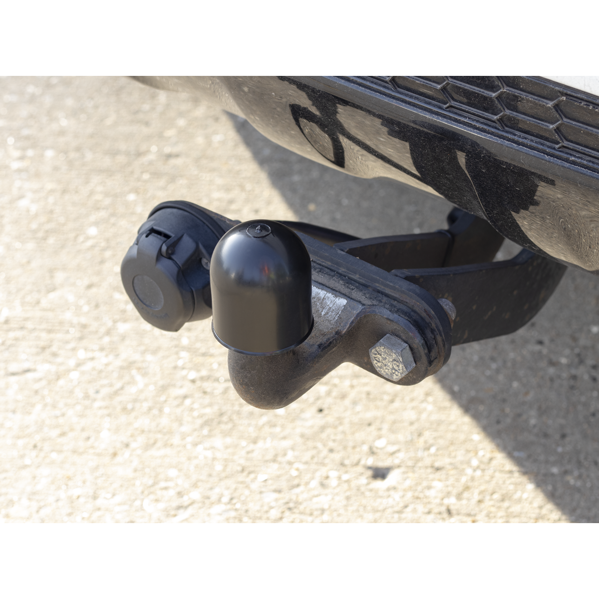 Sealey Tow Ball Cover Cap Plastic For 50mm Tow-Ball 62mm High - Black TB10