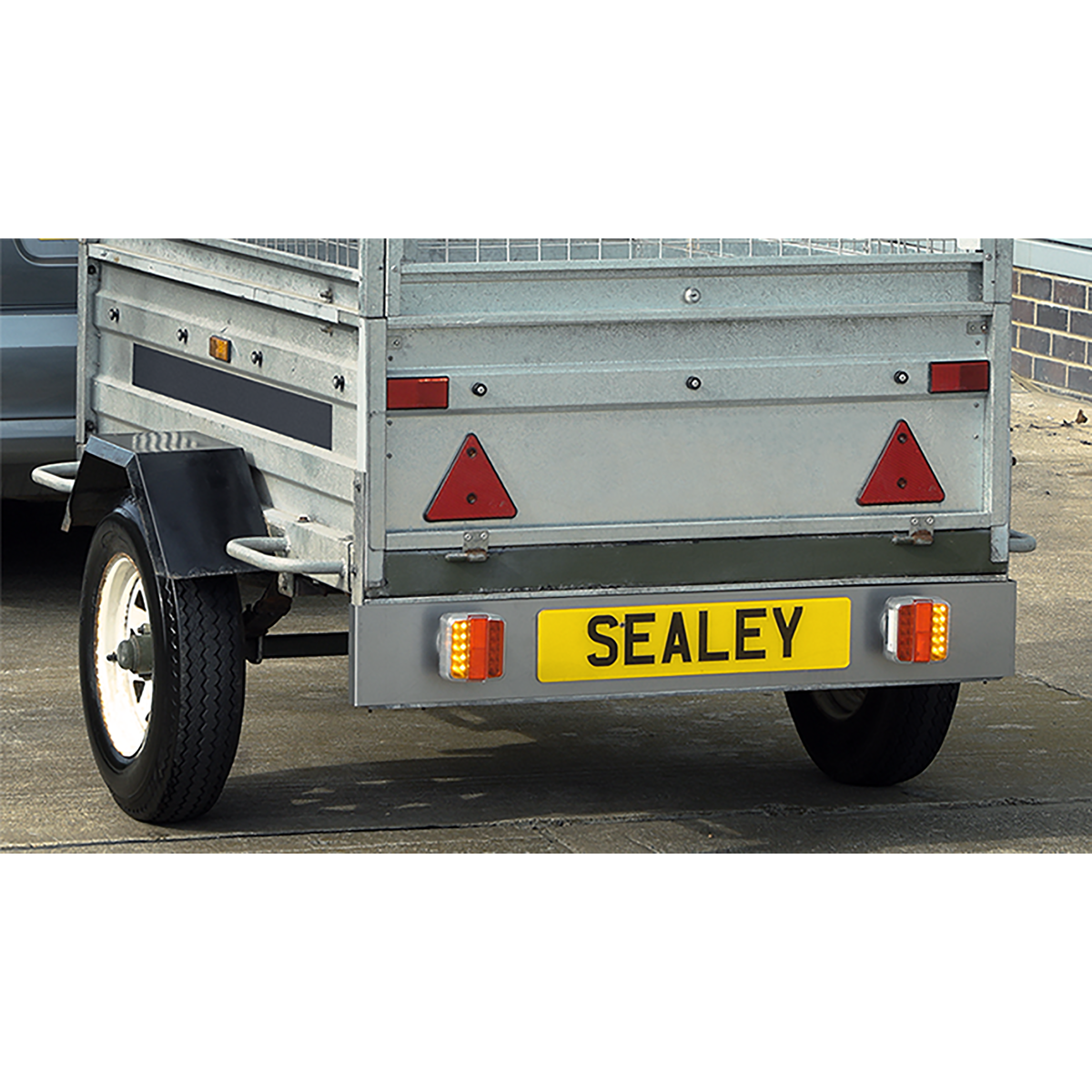 Sealey Wireless LED Trailer Tail Light Lamp Set 7-Pin EU Plug 2 Pieces TB18LEDW