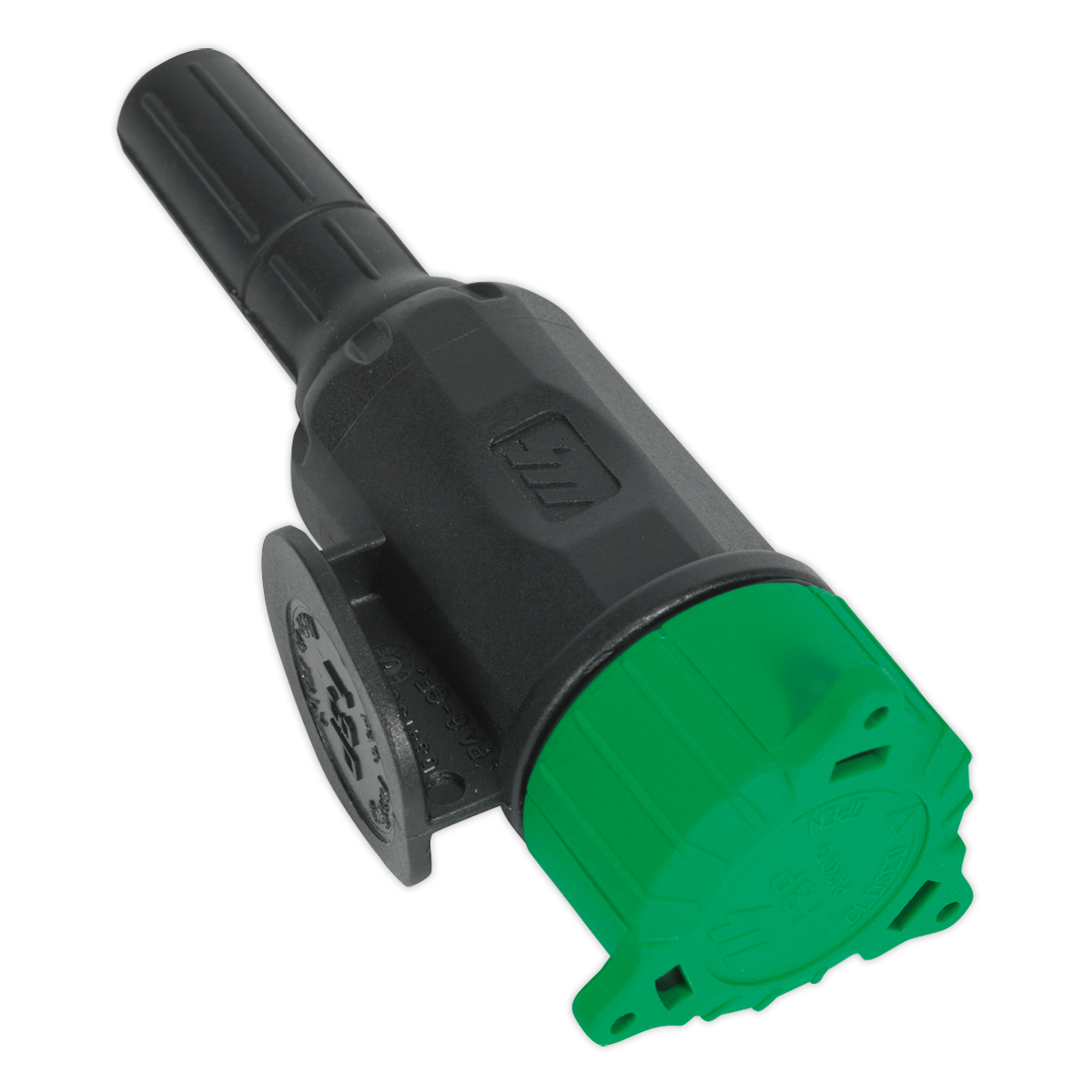 Sealey 12V 13-Pin Euro Towing Plug from Plastic With Rubber Grommet TB53