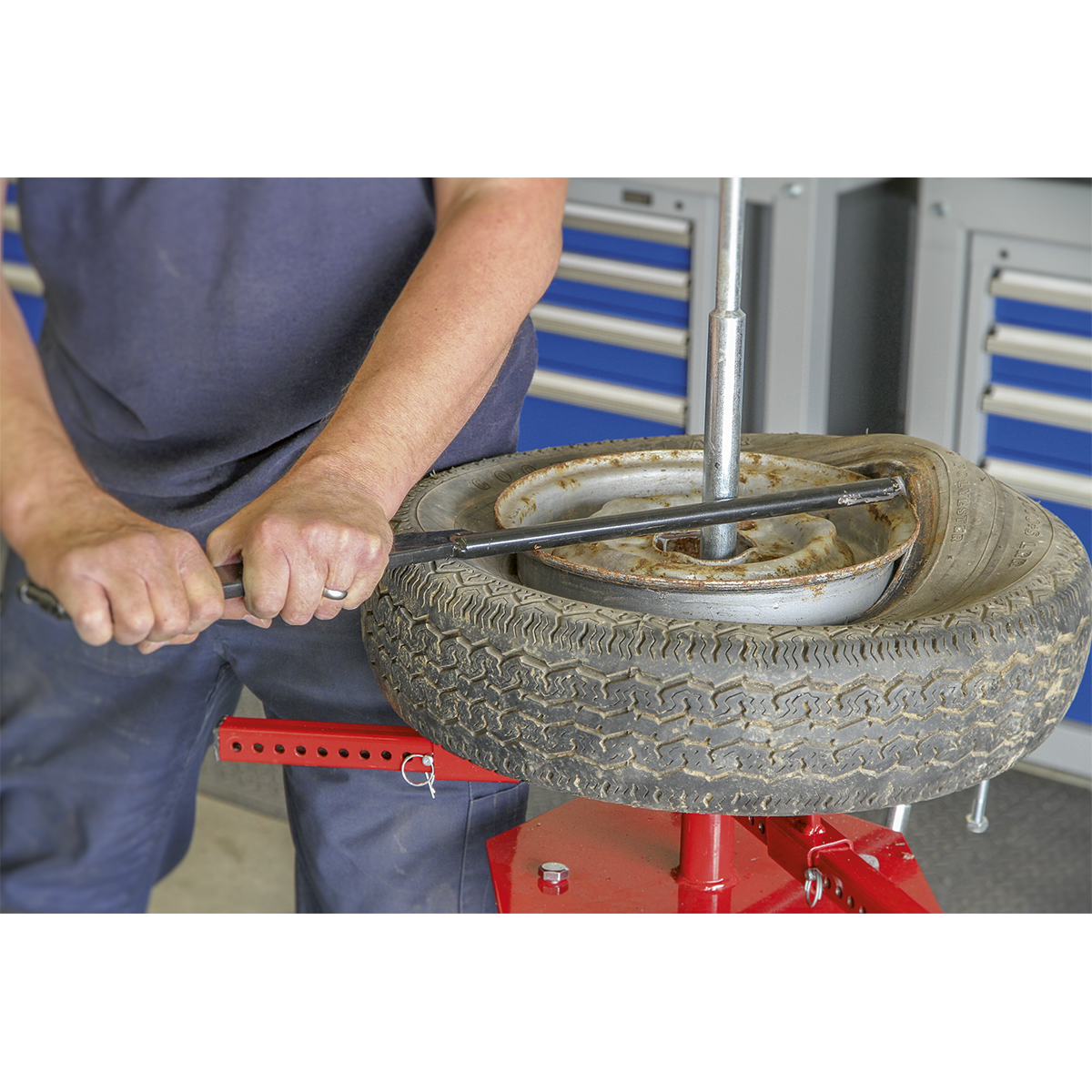 Sealey Motorcycle & Mini Tyre Changer Min./Max. Wheel Size Ø102/524mm TC965