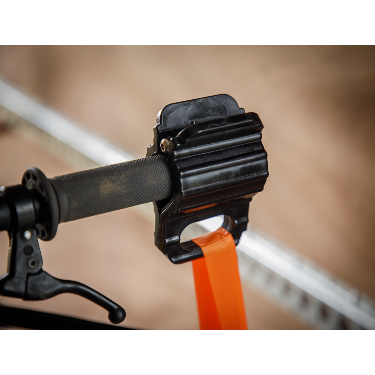 Sealey Handlebar Tie Down Clamp For Motorcycles Pack Of Two Black TDC01