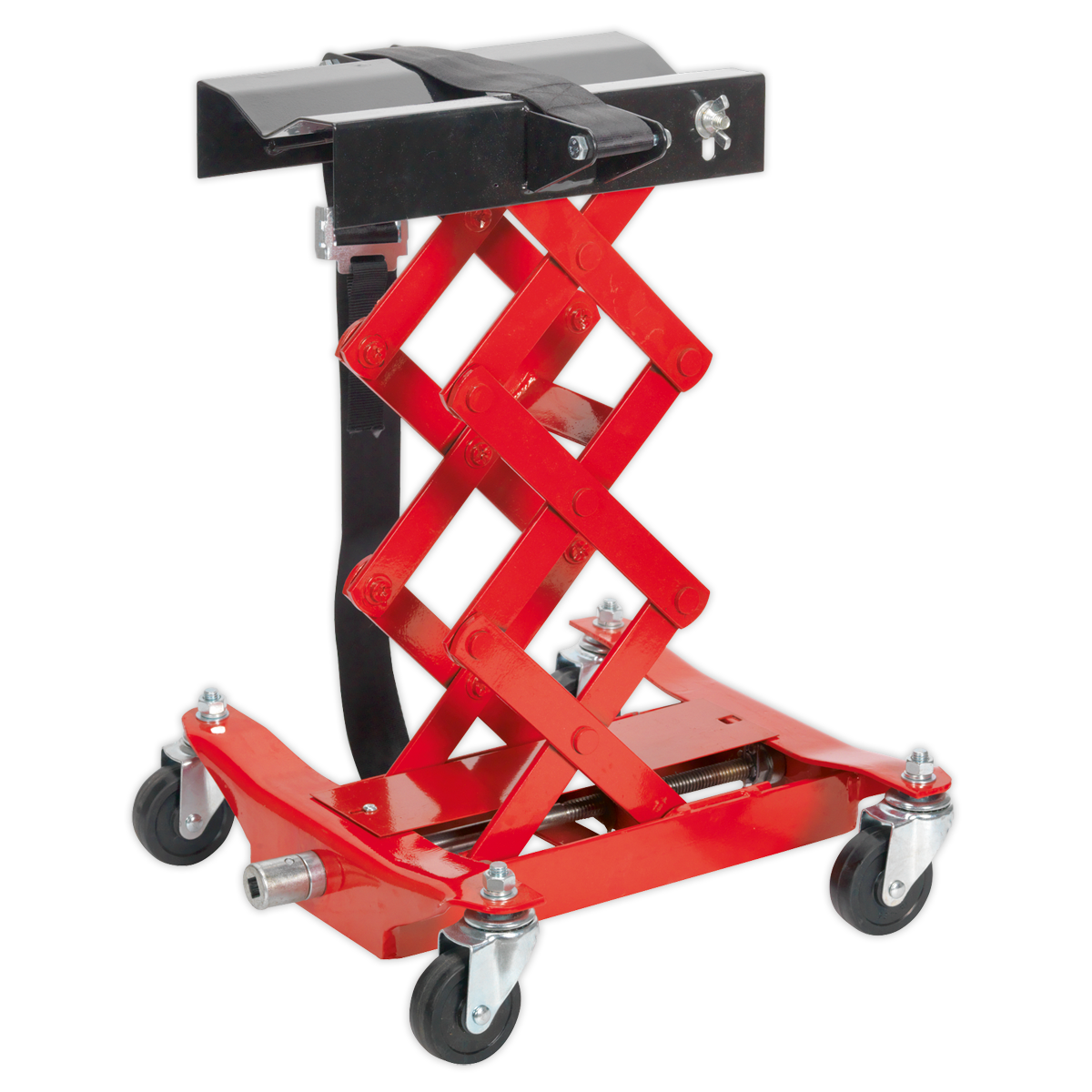 Sealey 150kg Gearbox Scissor Mechanism Type Floor Transmission Jack TJ150E