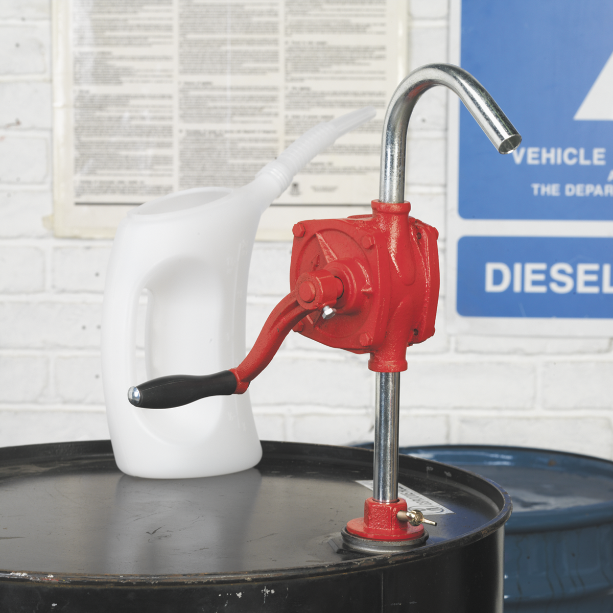 Sealey Rotary Pump For 205L Drum Cast Steel Body With Machined Bore & Rotor TP55