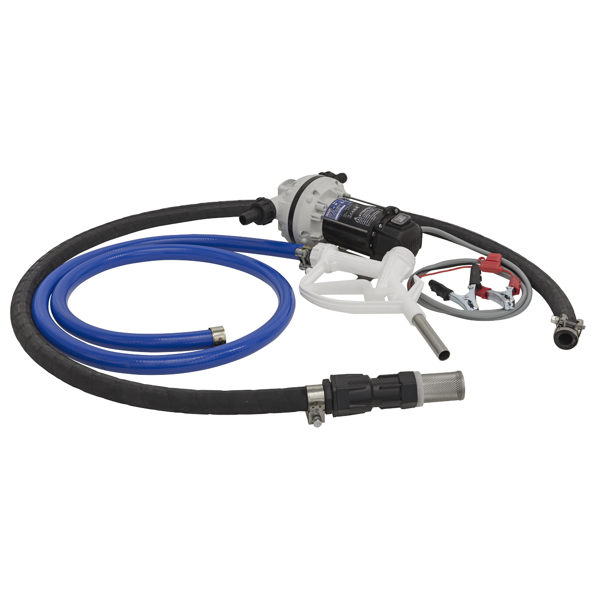 Sealey AdBlue Transfer Pump Portable 12V 2m Cables With Battery Clamps TP9912