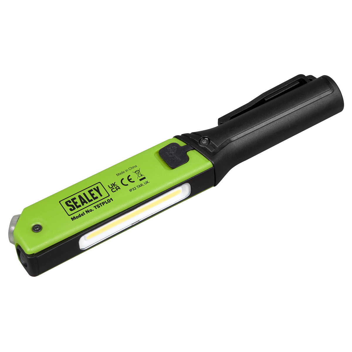 Sealey 2-in-1 Pen Light & Tyre Pressure Gauge 3.7V Rechargeable Battery TSTPL01